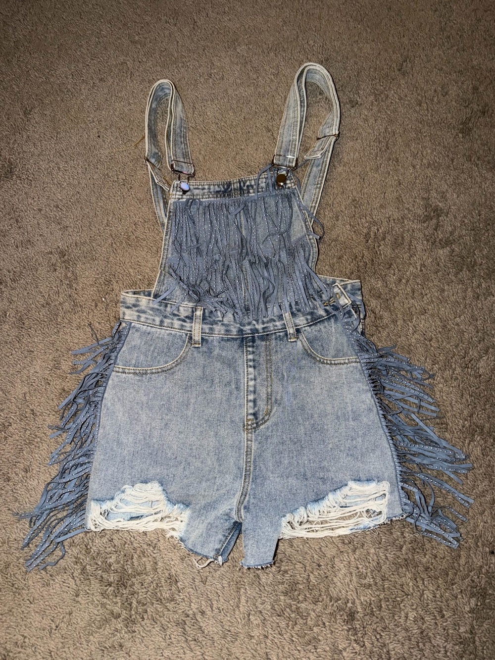 Denim Overalls